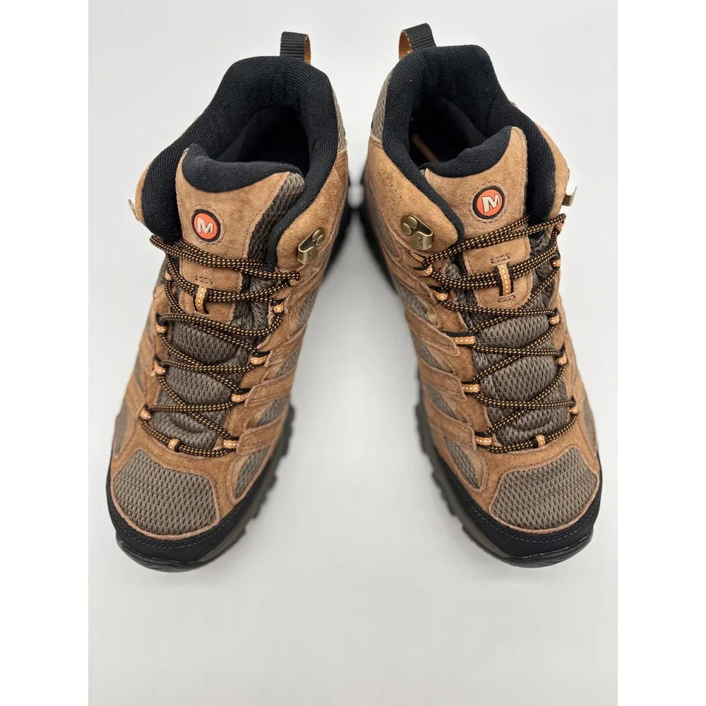 Merrell Moab 3 Mid WP Hiking Boots Mens 12  Brown New w/ Box Waterproof Vibram